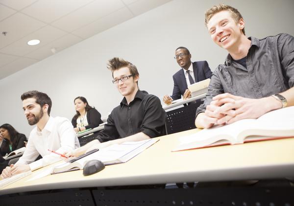 Students in lecture hall